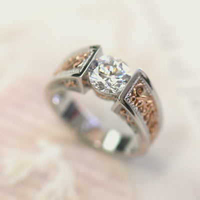 1.25 CT Vintage Edwardian Engagement Ring