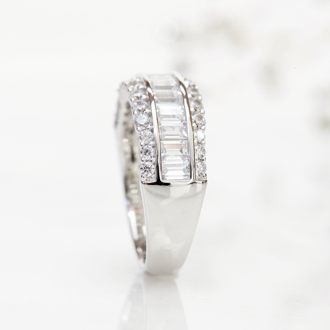 Baguette Stone Anniversary Ring