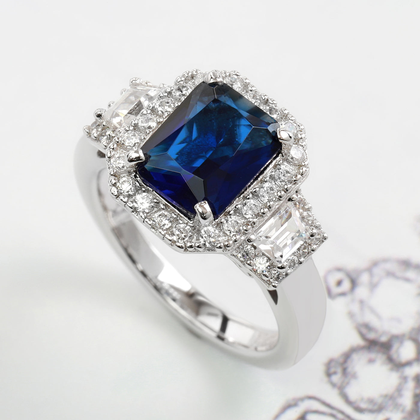 Blue Sapphire Rings