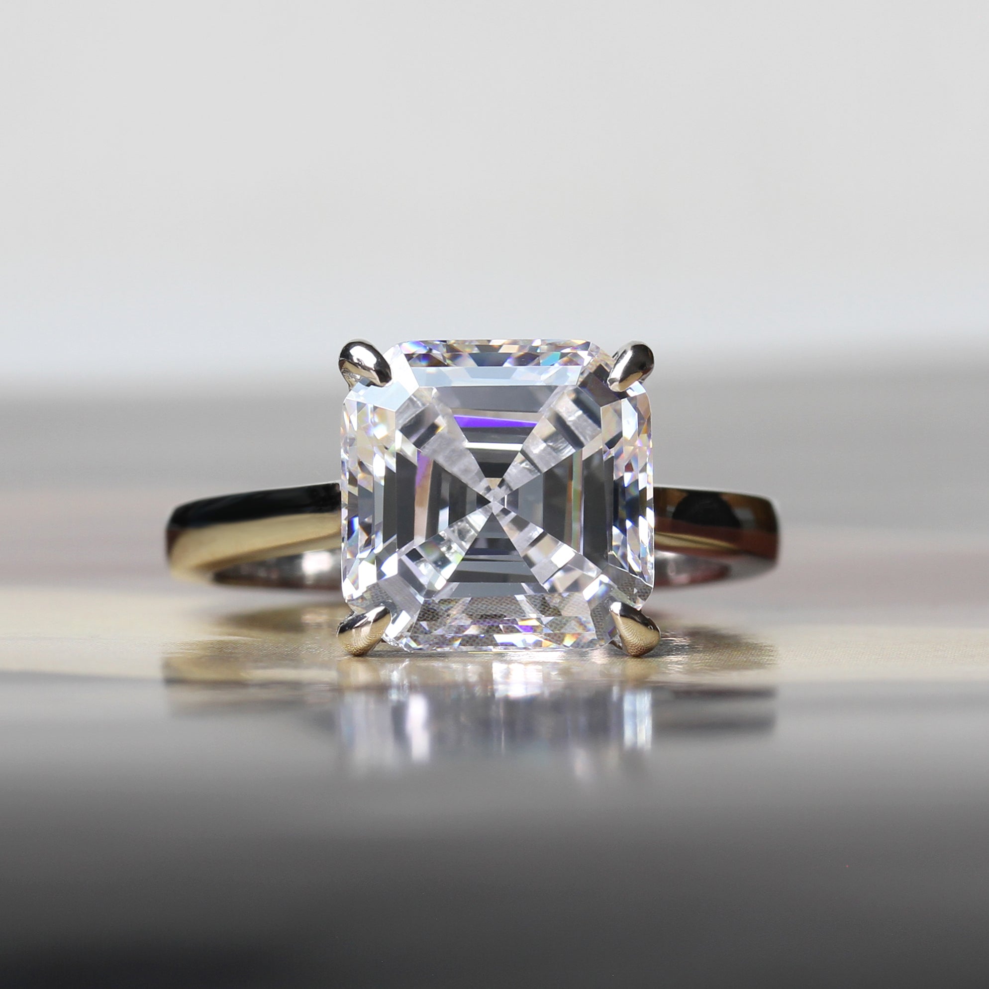 Moissanite Rings – DOUBLE ACCENT