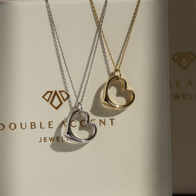 Chic Puffed Heart Necklace