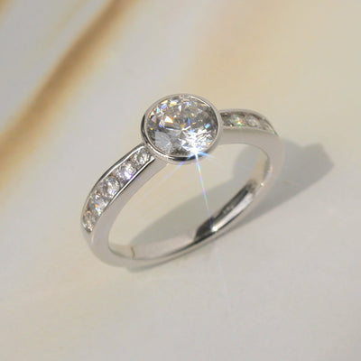Daily Brilliance Bezel Ring, 1.2 CT