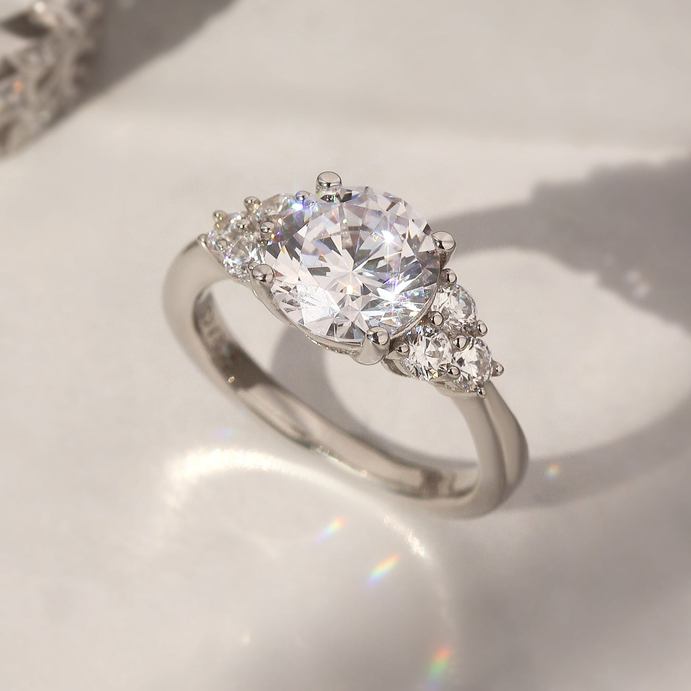 Celestial Legacy Three-Stone Ring