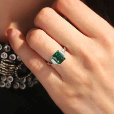 Stunning Emerald Accents