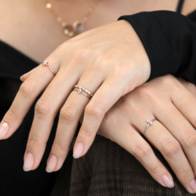 Simple Elegance Baguette Diamond Ring