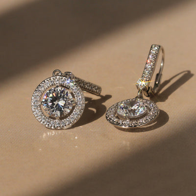 Dazzling Elegance: Brilliant Radiance Drop Earrings