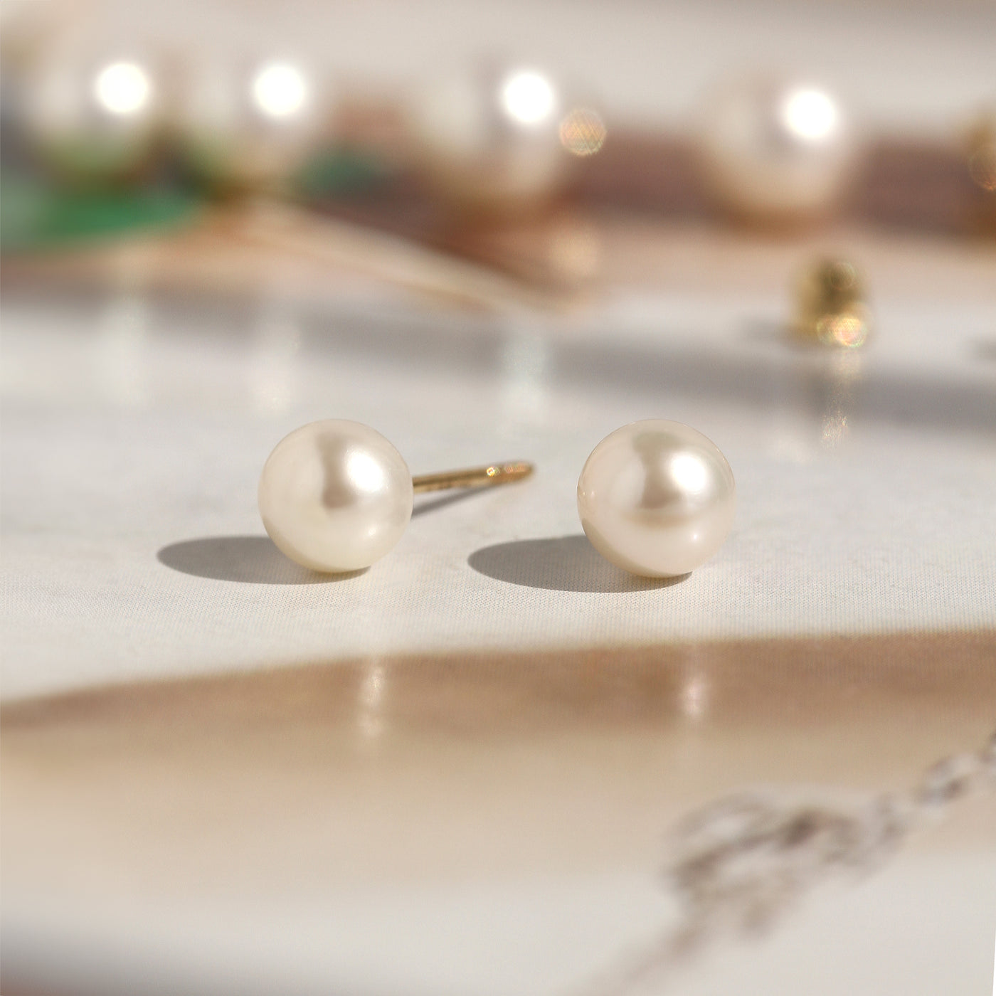 Lustre Pearl Studs