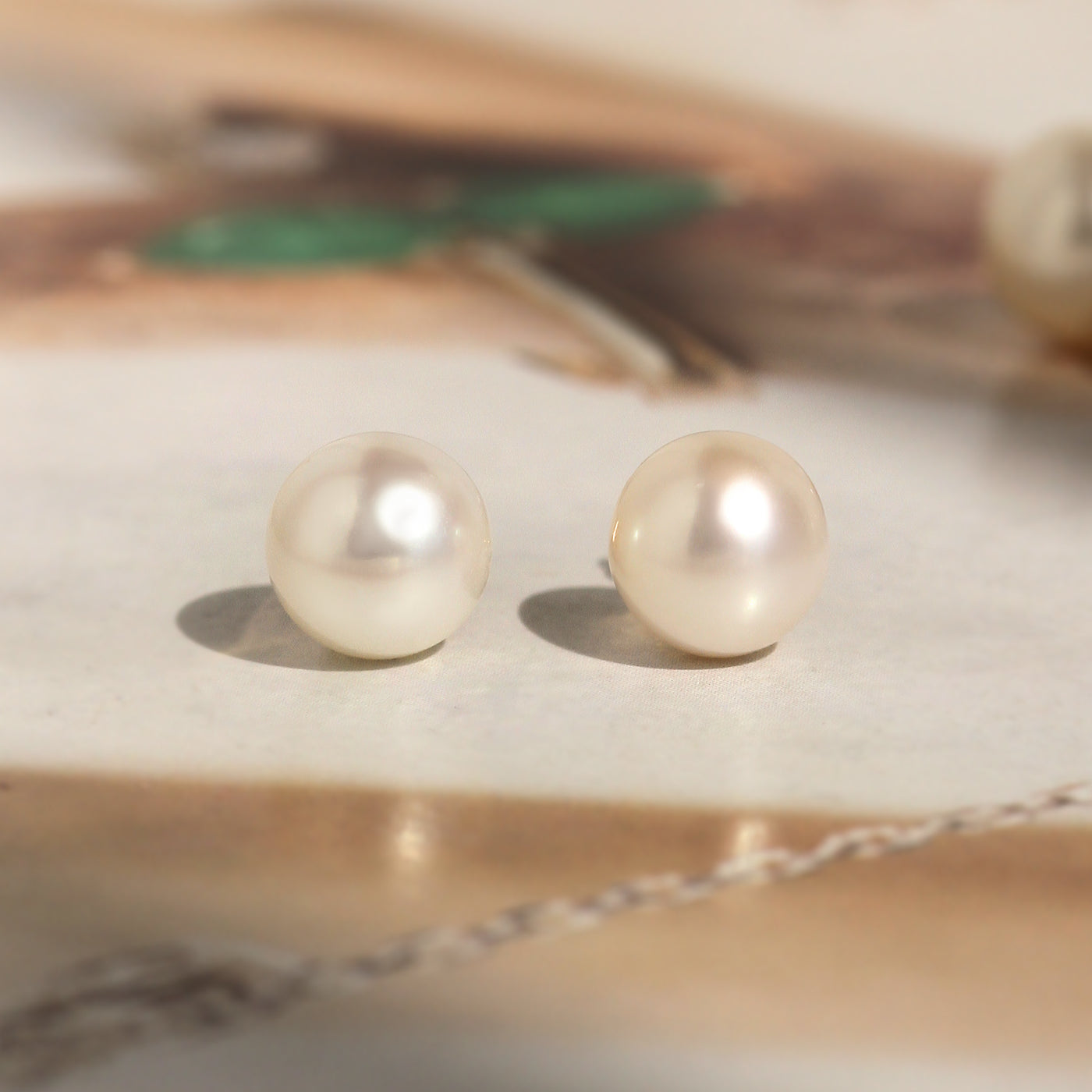 Lustre Pearl Studs