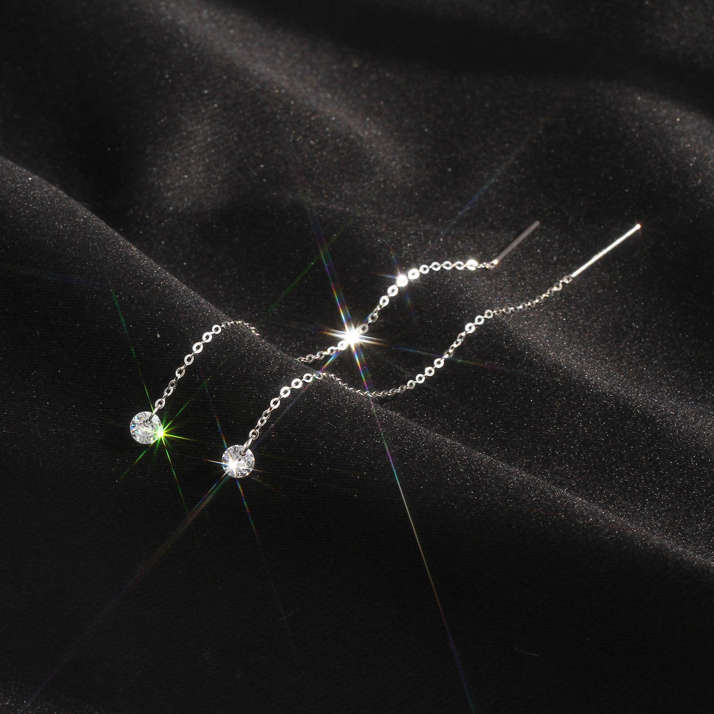 Sparkle with Every Step: Orbit Radiance Star Threader Earrings