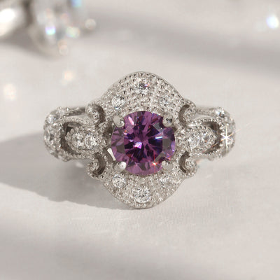 Royal Fleur Purple Ring