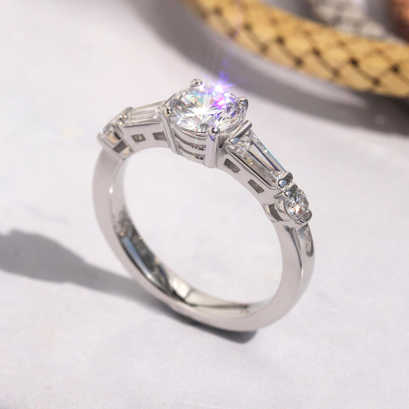 Brilliant 1 CT Art Deco Ring