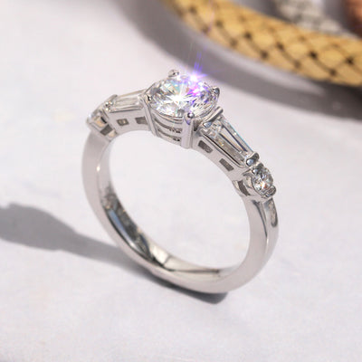 Brilliant 1 CT Art Deco Ring