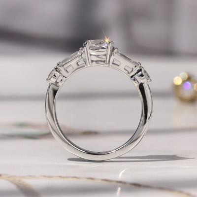 Brilliant 1 CT Art Deco Ring