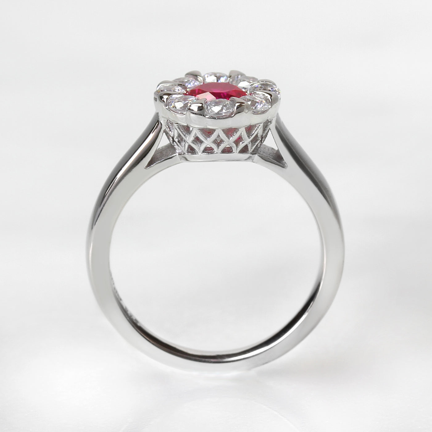 Serene Blossom: Ruby Ring