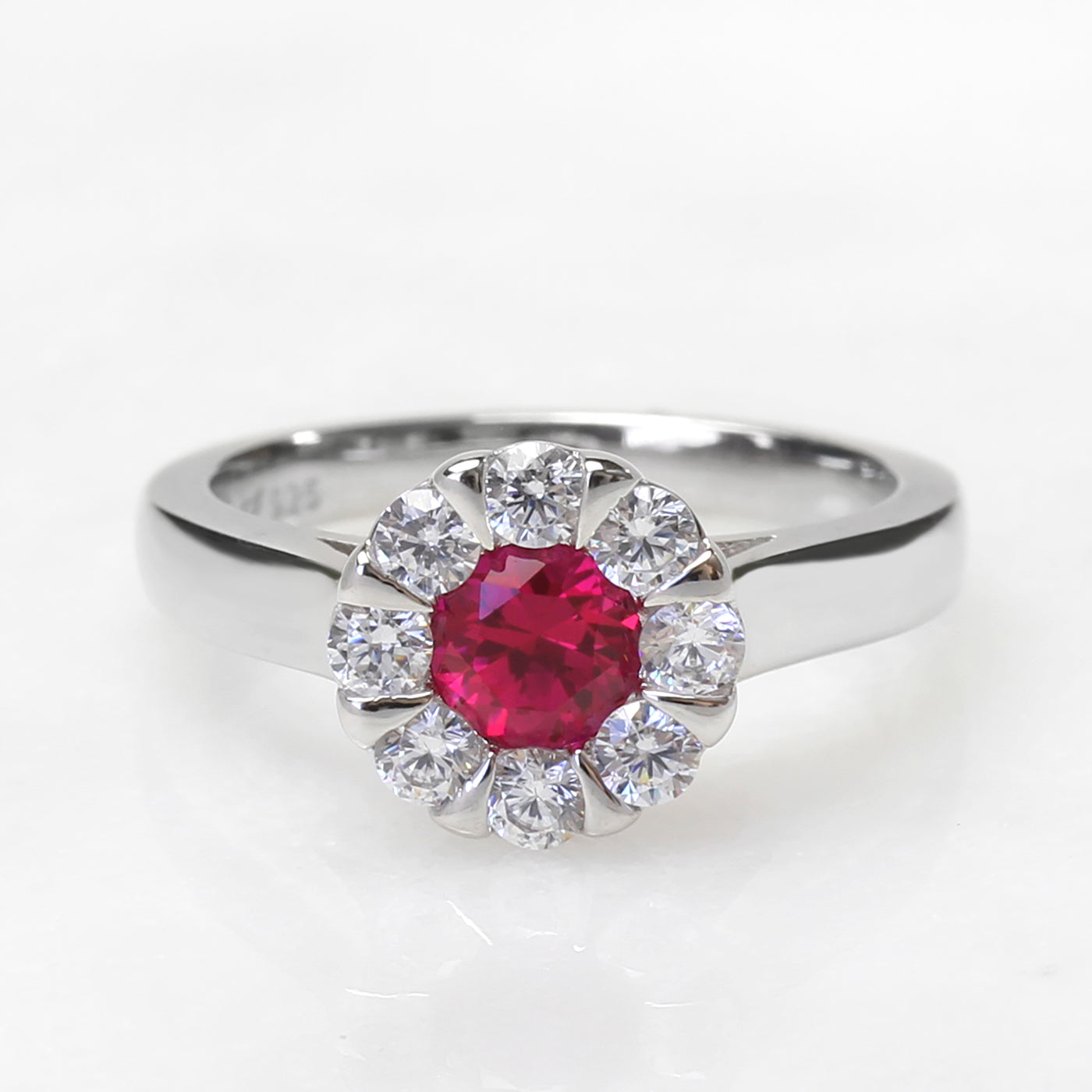 Serene Blossom: Ruby Ring