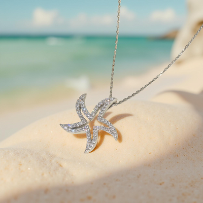 Fortune Starfish Necklace