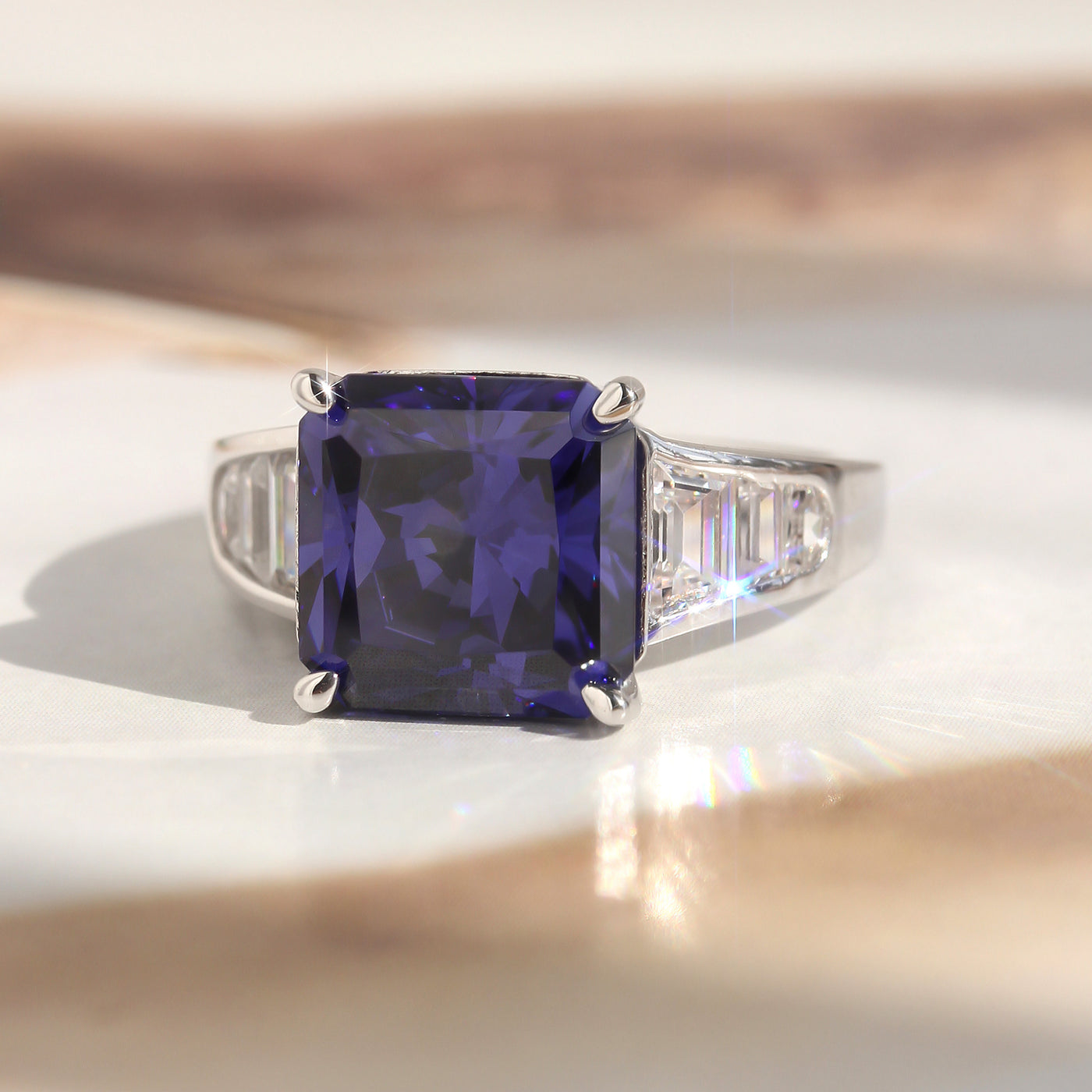 Selene Twilight Tanzanite Ring