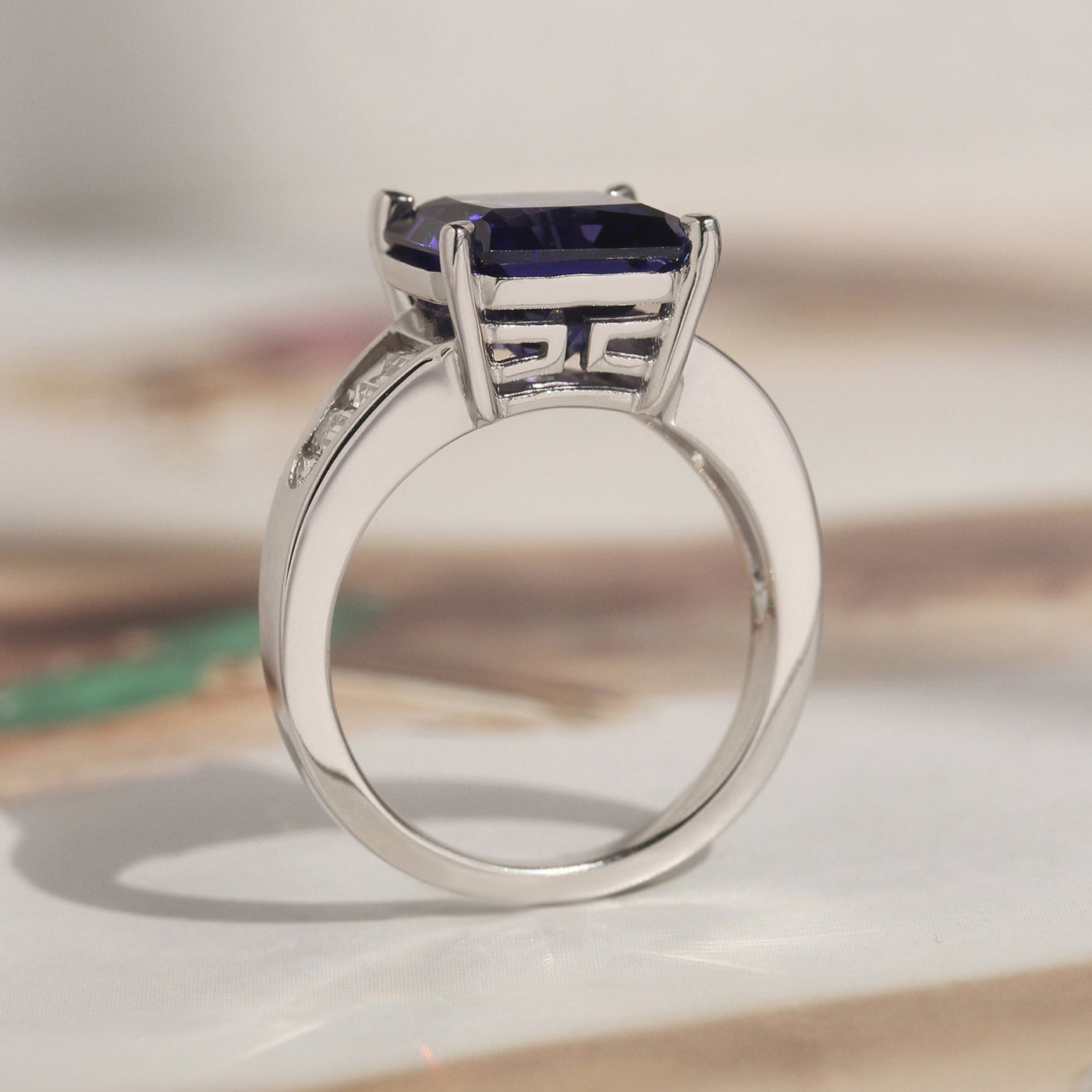 Selene Twilight Tanzanite Ring