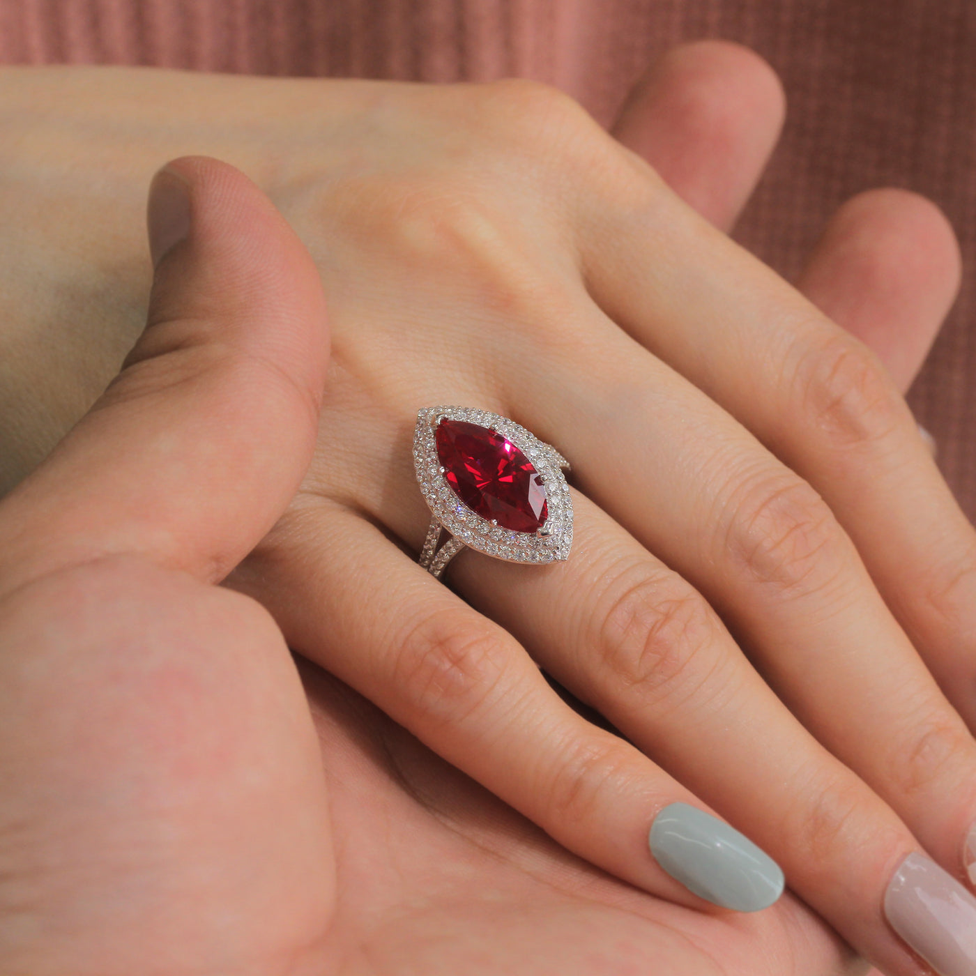 July Empress Ruby Ring