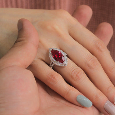 July Empress Ruby Ring