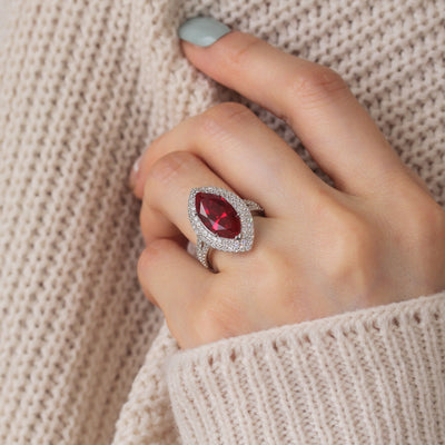 July Empress Ruby Ring