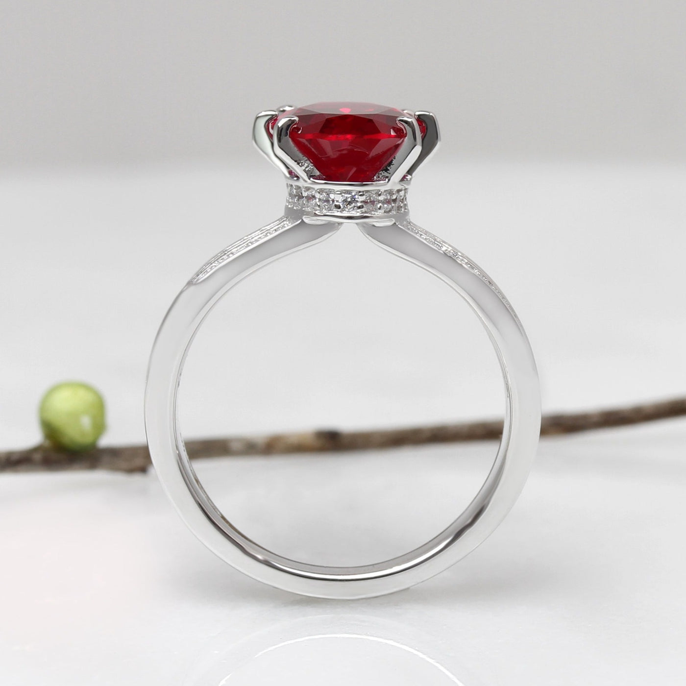 Imperial Ruby Crown Ring