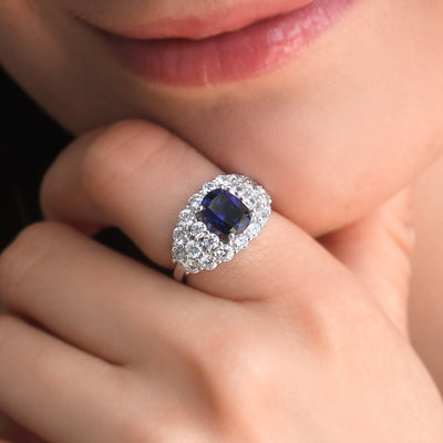 Royal Radiance Blue Sapphire Ring