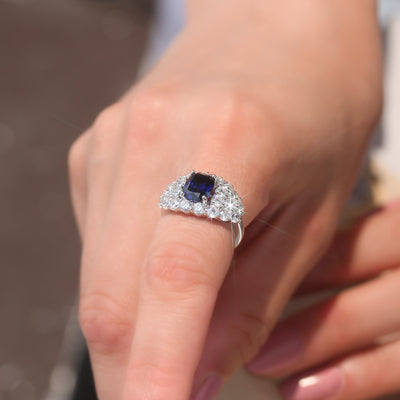 Royal Radiance Blue Sapphire Ring