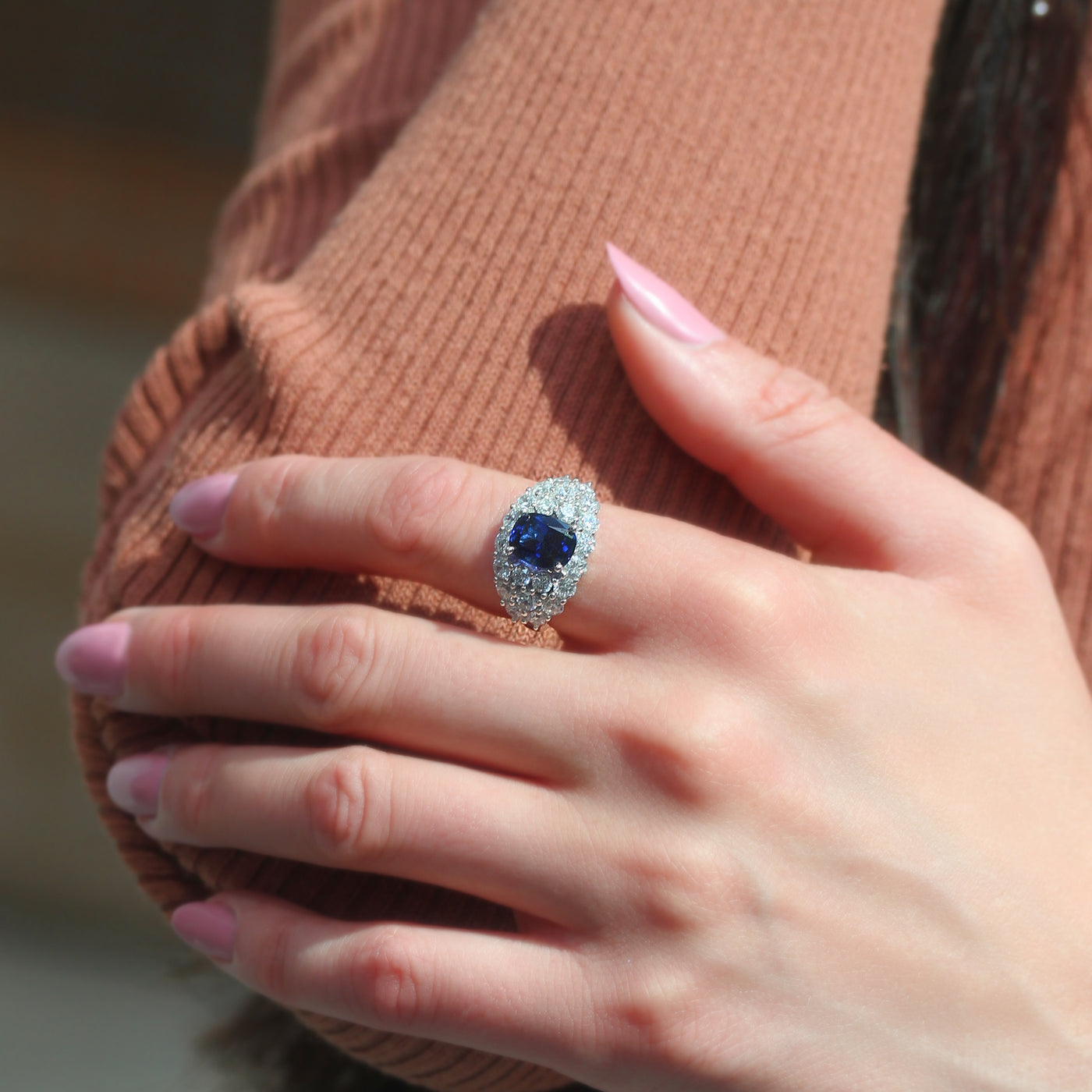 Royal Radiance Blue Sapphire Ring