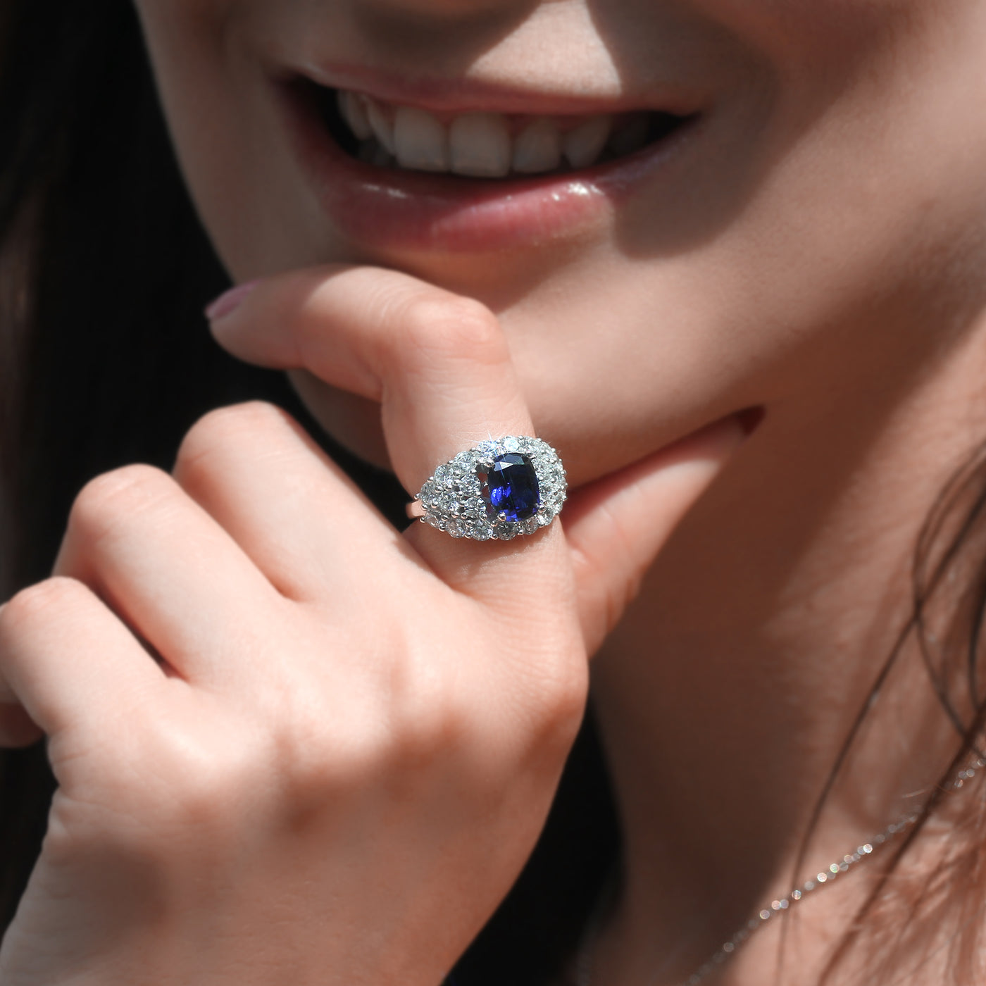 Royal Radiance Blue Sapphire Ring