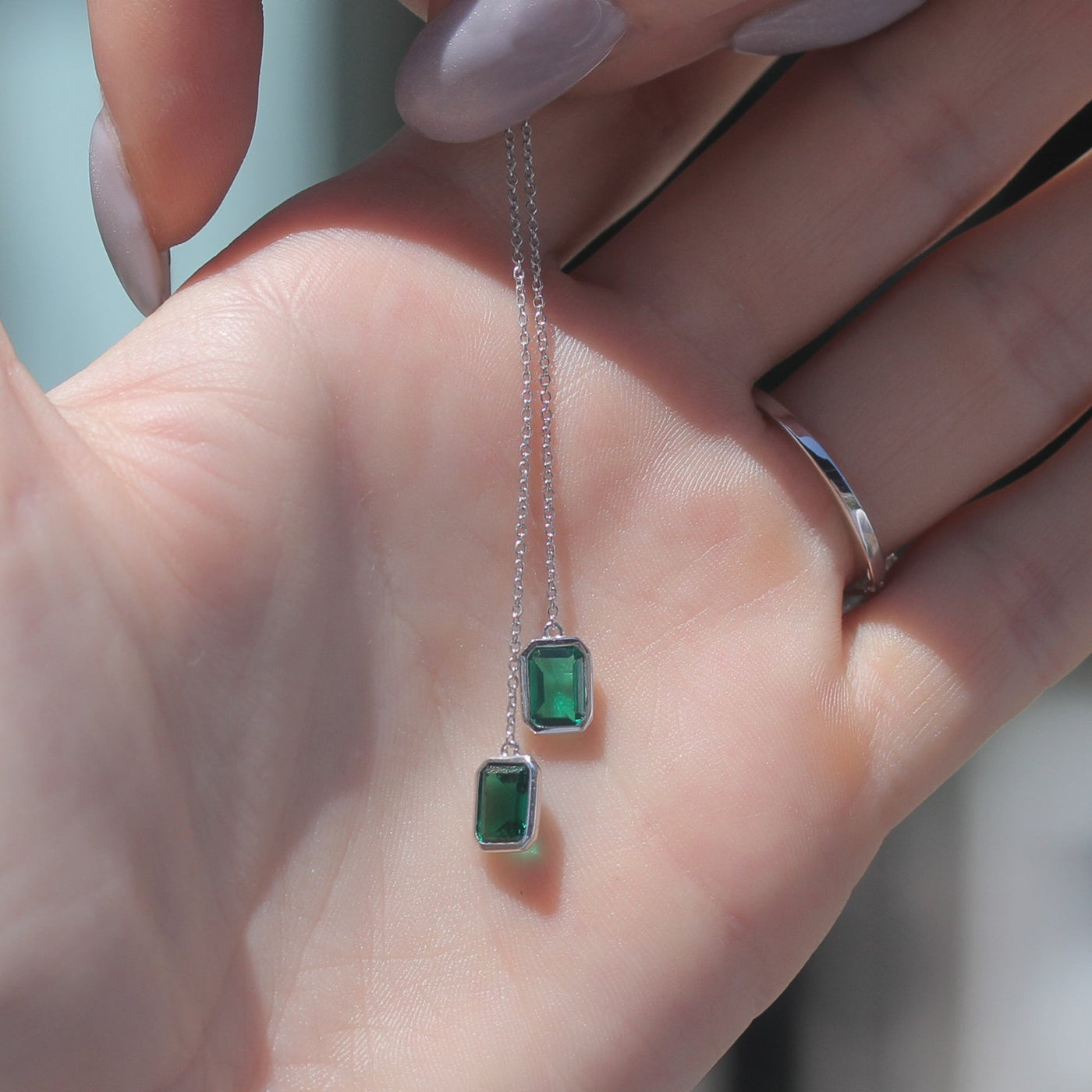 Orbit Gleam Adjustable Threaders, Emerald