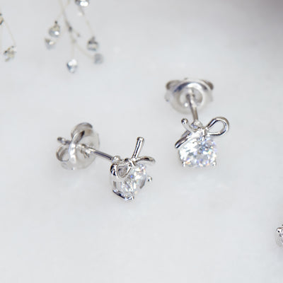 Eclat Ribbonette: Exquisite Sterling Silver Set