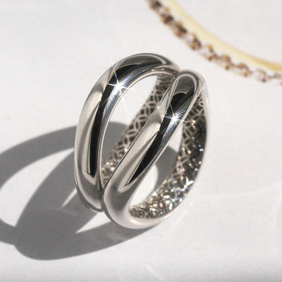 White Gold Infinity Ring