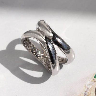 White Gold Infinity Ring