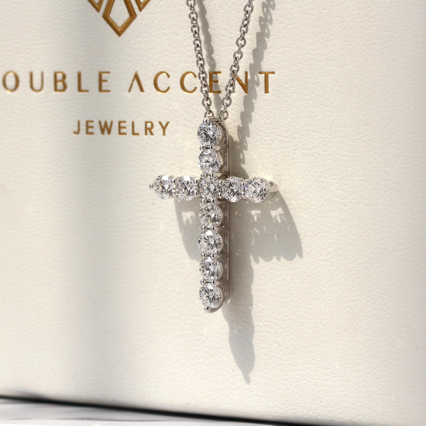 Enduring Glow Cross Necklace