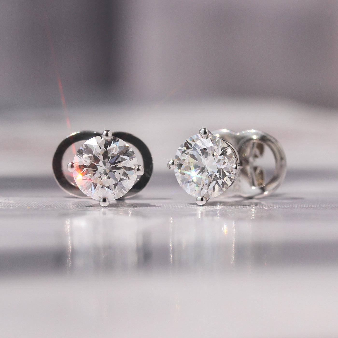 Brilliant Sparkle Lab Diamond Studs