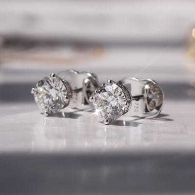 Brilliant Sparkle Lab Diamond Studs