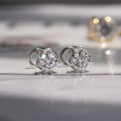 Brilliant Sparkle Lab Diamond Studs