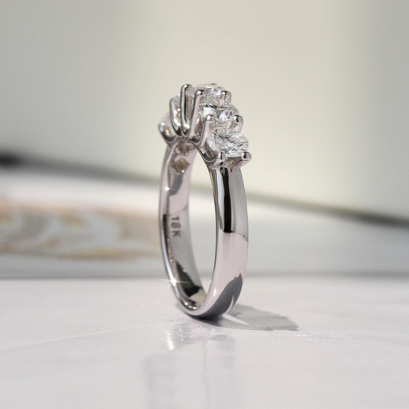 Lux Five-Stone Diamond Ring