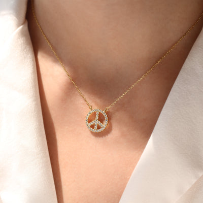 Zenith Peace Pendant Necklace