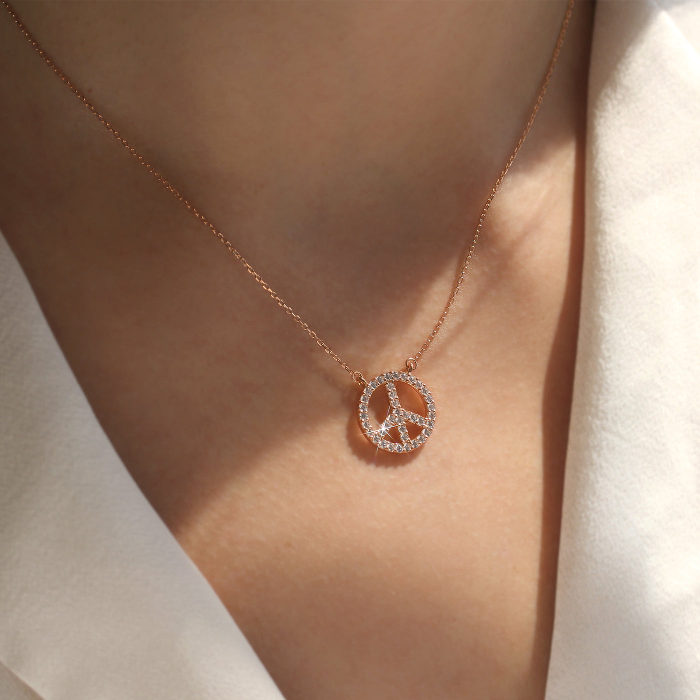 Zenith Peace Pendant Necklace