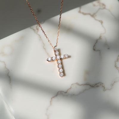 Everyday Spark Cross Necklace