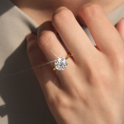 Brilliant Bloom Hidden Halo Ring