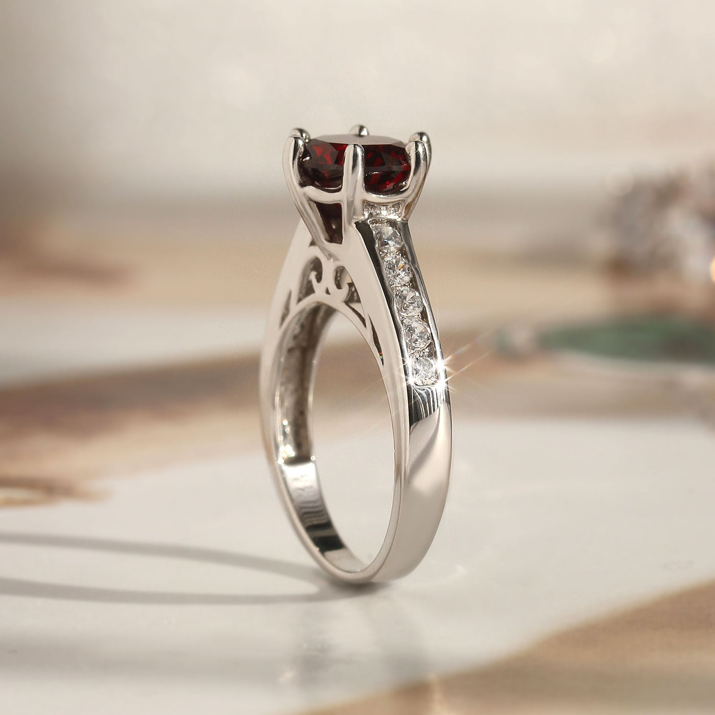 Royal Garnet Vintage Ring