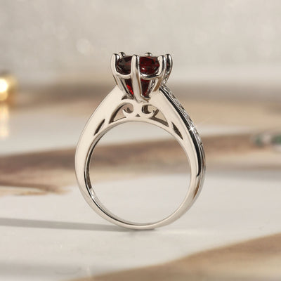 Royal Garnet Vintage Ring