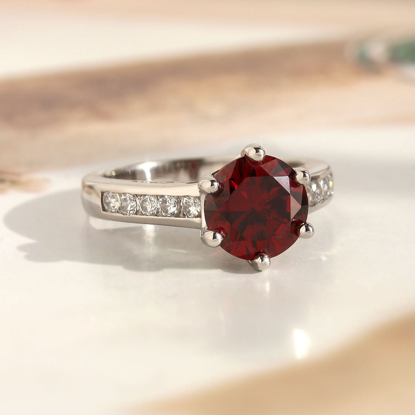 Royal Garnet Vintage Ring