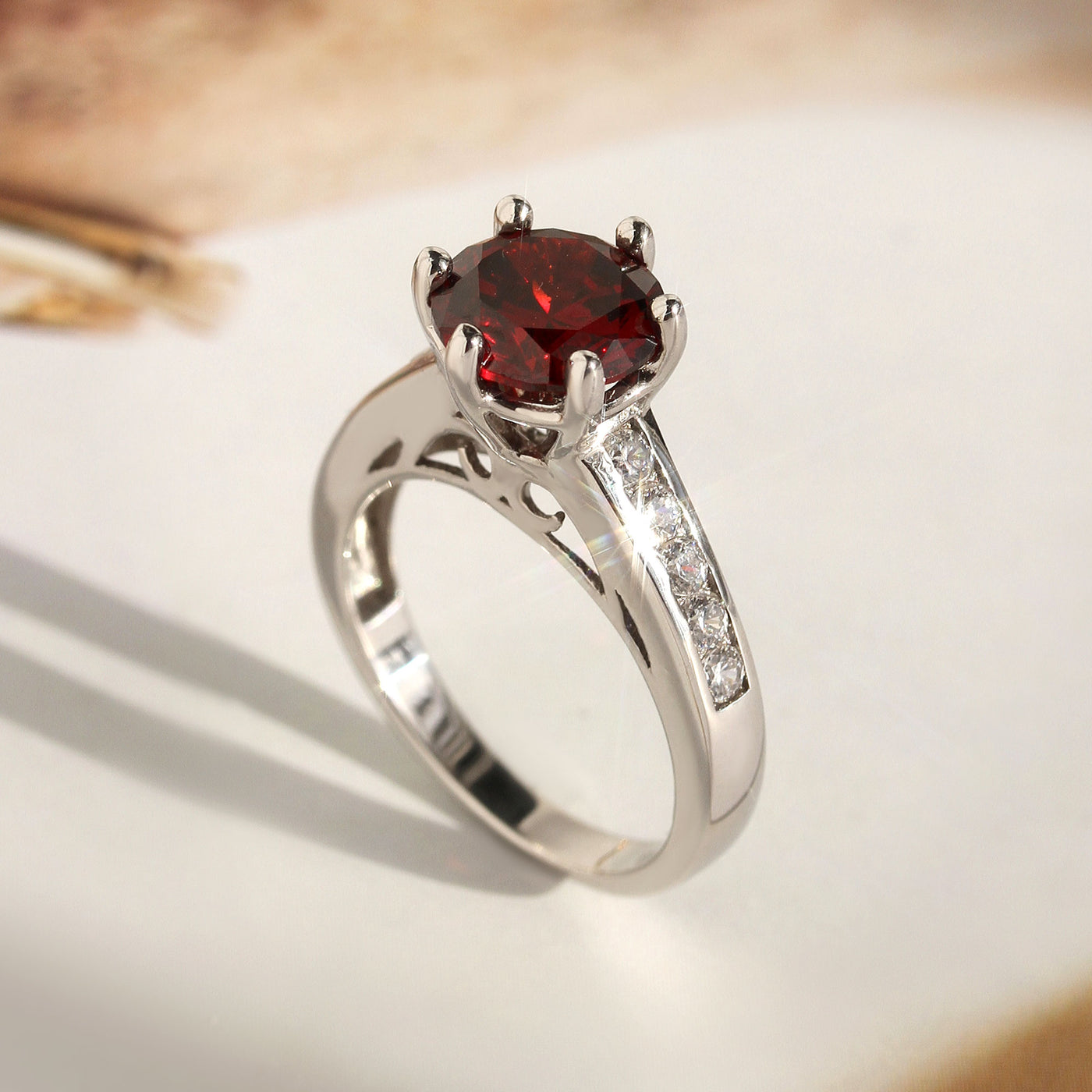 Royal Garnet Vintage Ring