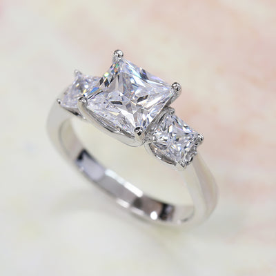 Triple Sparkle Princess Ring