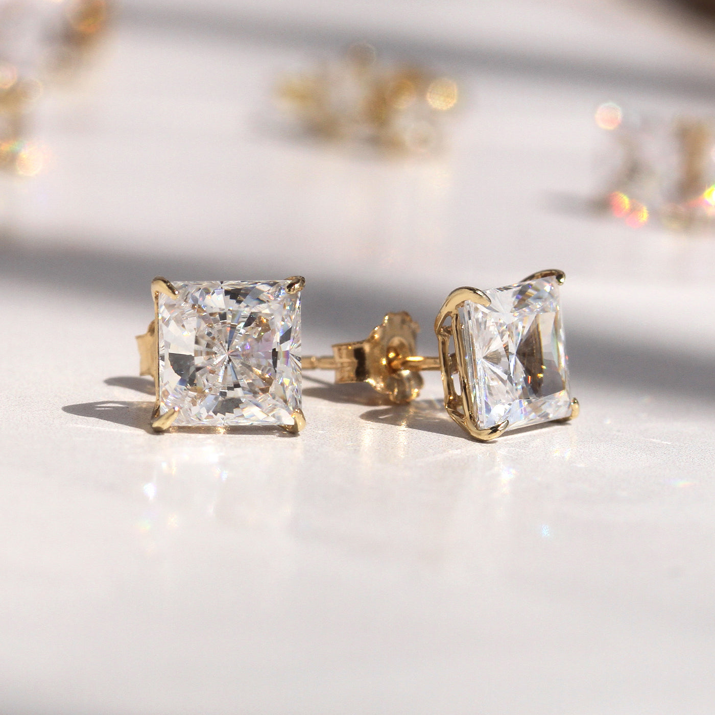 Precious Princess Gem Stud Earrings