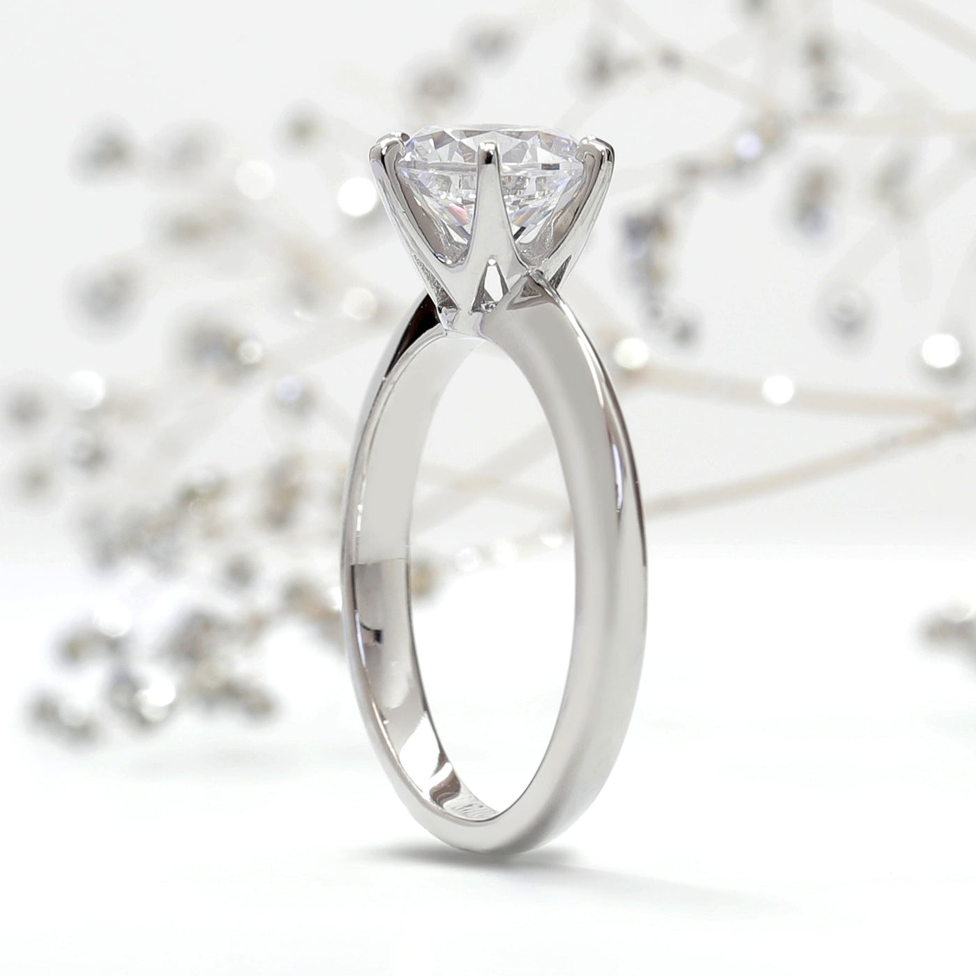 Knife Edge 1.5 CT Solitaire Ring